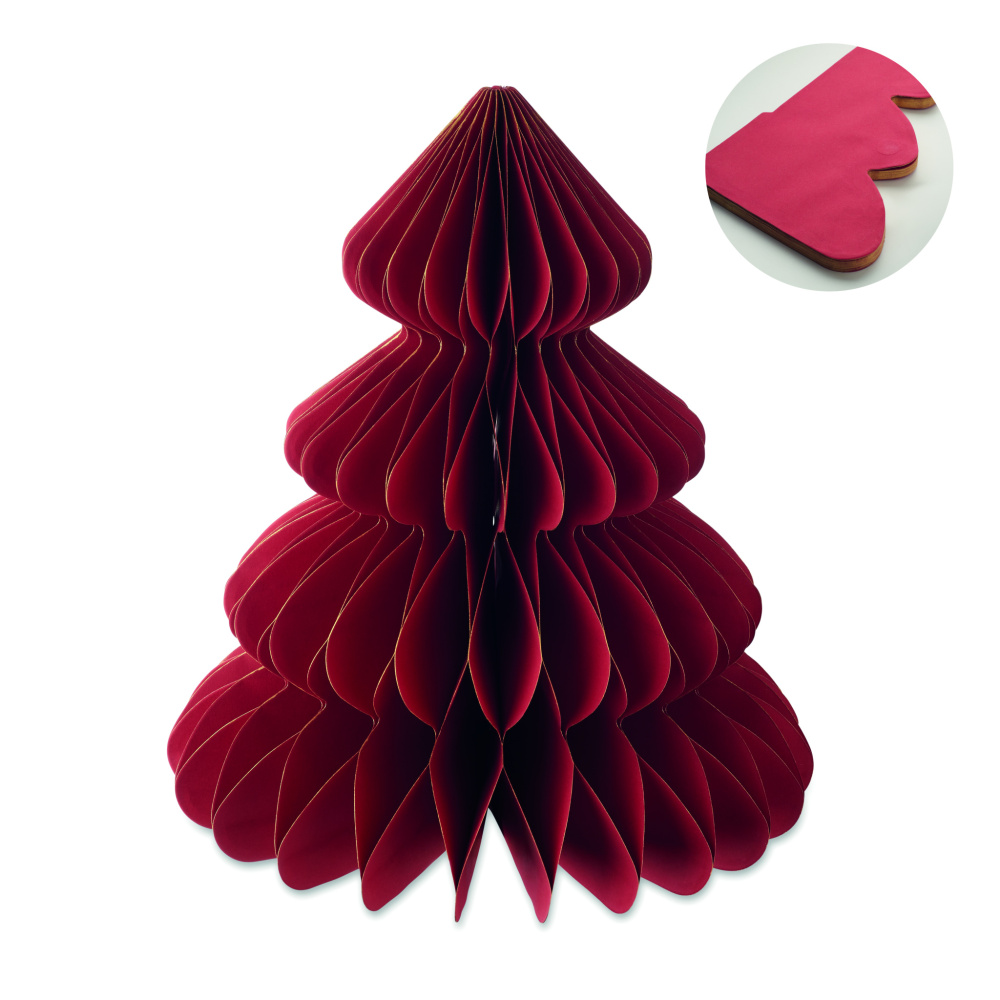 Logotrade promotional giveaway image of: Paper Xmas tree decoration