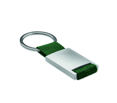 Logotrade promotional item image of: Metal rectangular key ring Espoo