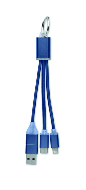 Logo trade promotional giveaways image of: 4 in 1 charging cable type C