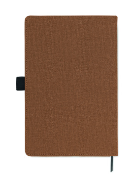 Logo trade promotional giveaway photo of: A5 notebook PU front pocket