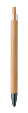 Logotrade promotional merchandise photo of: Push button bamboo pen