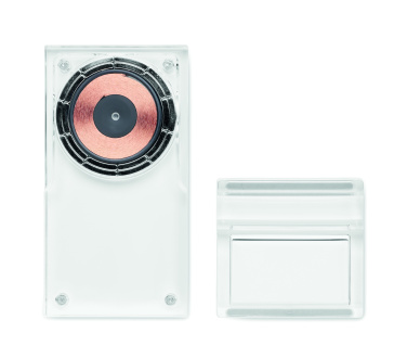 Logo trade business gift photo of: Acrylic wireless charger 15W