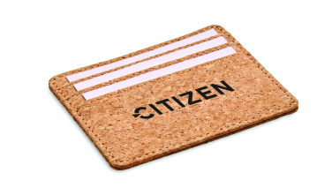 Logo trade advertising products image of: Cork cardholder with RFID