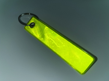 Logo trade promotional merchandise photo of: Reflective key ring in PVC