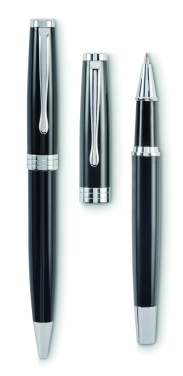 Logo trade advertising products image of: Ball pen and roller set