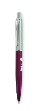 Logo trade promotional merchandise picture of: Push button pen in box