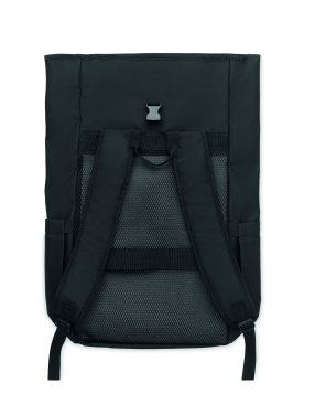 Logo trade promotional merchandise image of: Rolltop laptop rucksack 600D
