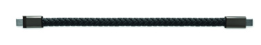 Logotrade promotional product image of: Braided bracelet cable type-C