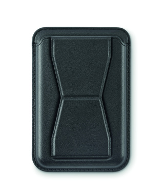 Logo trade business gift photo of: Magnetic PU cardholder
