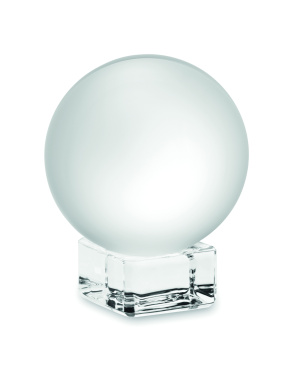 Logo trade promotional items picture of: Glass round award