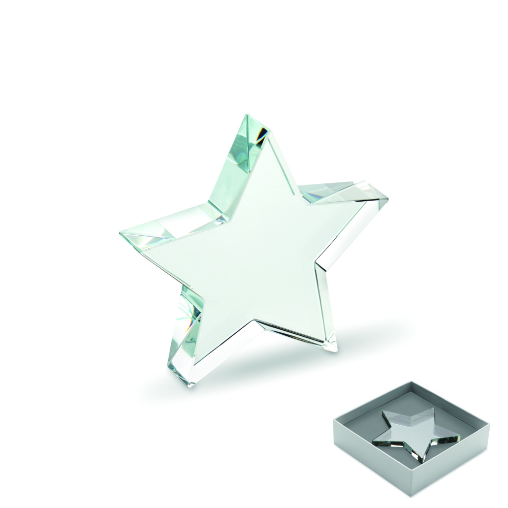 Logotrade promotional giveaways photo of: Glass star award