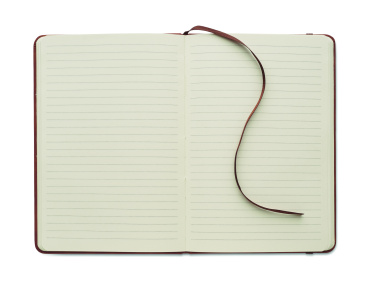 Logo trade business gifts image of: A5 smokey PU notebook