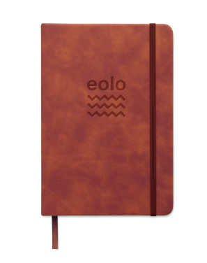 Logo trade advertising products picture of: A5 smokey PU notebook