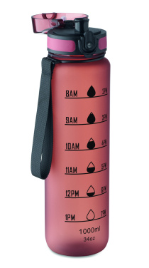 Logo trade promotional merchandise image of: Sports water bottle RPET 1L