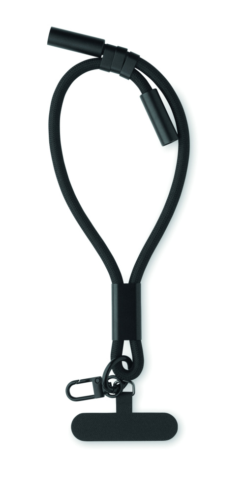 Logo trade corporate gifts picture of: Charging phone wrist strap 60W