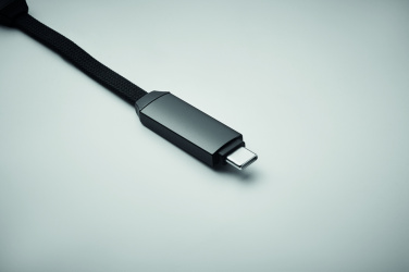 Logo trade promotional giveaways image of: 60W charging cable keyring