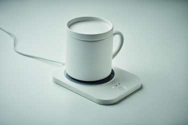 Logotrade advertising product image of: Wireless charger mug warmer set