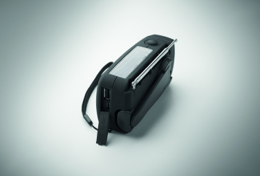 Logo trade promotional products picture of: Portable radio with LED torch