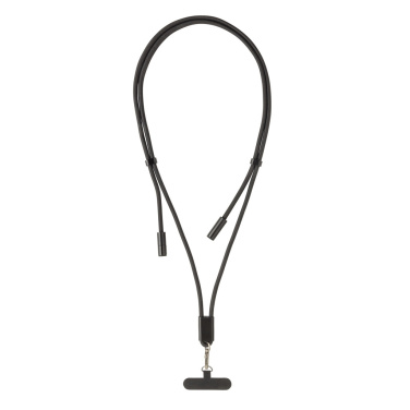 Logo trade promotional giveaway photo of: LoopAmp RCS RPET adjustable phone cord with 60W cable