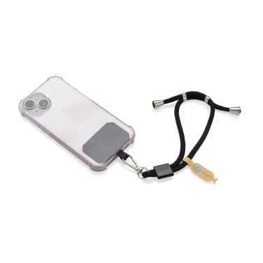 Logotrade promotional merchandise image of: CarryLoop RCS recycled PET adjustable phone holder wristlet