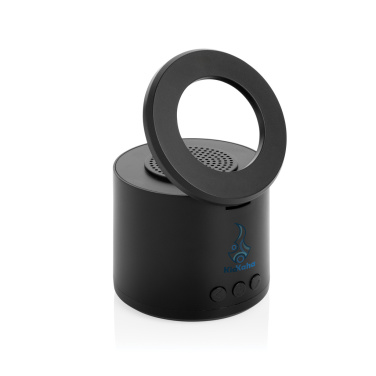 Logo trade promotional merchandise photo of: Magpulse RCS recycled plastic 3W speaker w/magnetic holder