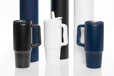 Logotrade promotional merchandise photo of: Embrace Leakproof RCS recycled stainless steel tumbler 900ml