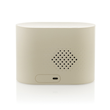 Logotrade advertising product image of: LumaRise RCS reycled plastic white noise alarm clock