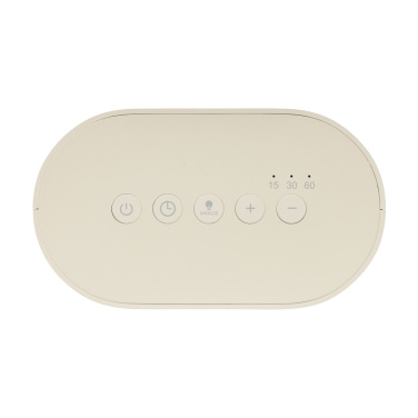 Logotrade promotional product image of: LumaRise RCS reycled plastic white noise alarm clock