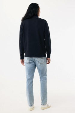 Logotrade promotional products photo of: IQONIQ Elgon recycled cotton quarter zip sweater