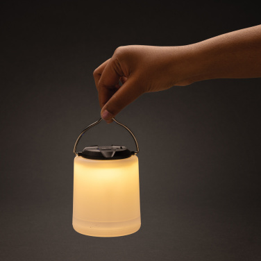 Logotrade advertising product image of: Limio RCS recycled plastic portable re-chargeable table lamp