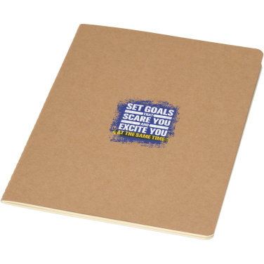 Logo trade promotional products picture of: Slyk A5 kraft cahier notebook with ruled pages