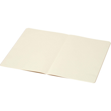 Logo trade promotional item photo of: Slyk A5 kraft cahier notebook with dotted pages