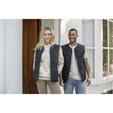 Logotrade corporate gift picture of: Quartz GRS recycled unisex quilted bodywarmer