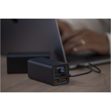 Logotrade promotional merchandise picture of: Acamar 20.000 mAh 70W recycled aluminium laptop power bank