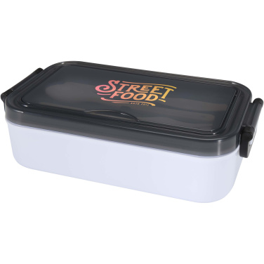 Logo trade promotional merchandise photo of: Snappy lunch box and cutlery set