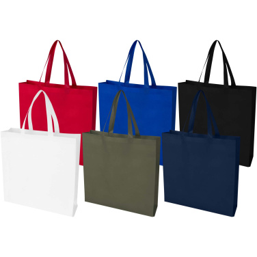 Logotrade advertising product picture of: EcoSeal GRS recycled nonwoven gusset tote bag 12L