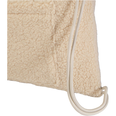 Logo trade promotional giveaways picture of: Bear GRS recycled sherpa drawstring backpack 9L