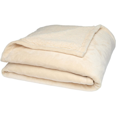 Logotrade promotional merchandise photo of: Ashen GRS recycled sherpa blanket