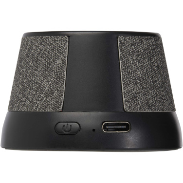 Logo trade business gift photo of: Horna 3W recycled plastic magnetic wireless speaker