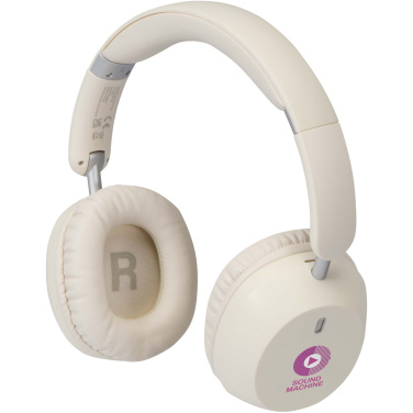 Logotrade corporate gift image of: Hoggar recycled plastic over-ear foldeable ANC and ENC headphones