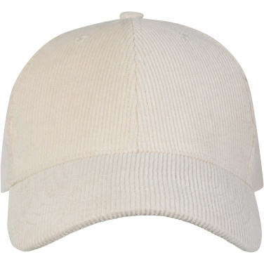 Logo trade promotional items picture of: Hutton 6 panel recycled corduroy cap