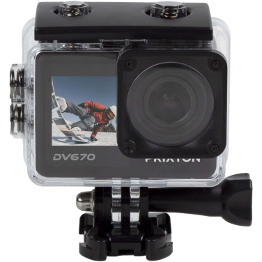 Logo trade promotional gift photo of: Prixton DV670 4K dual screen action camera