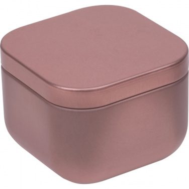 Logotrade promotional product picture of: Candle in tin PRAGUE