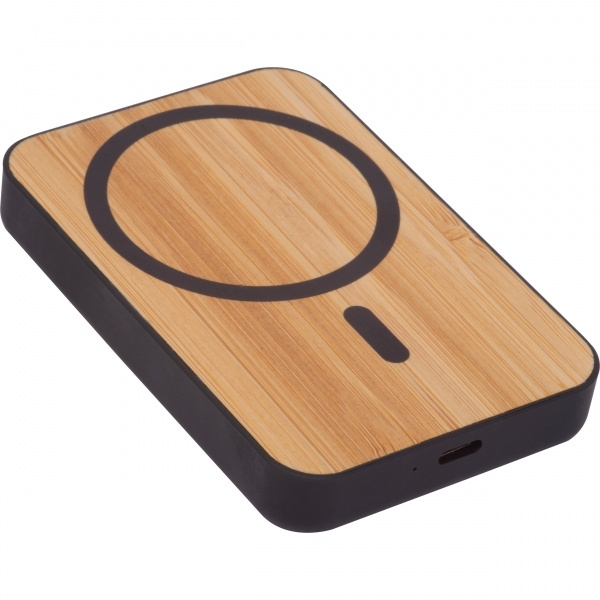 Logotrade promotional merchandise image of: Wireless power bank 5 000 mAh CAIRO