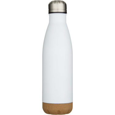 Logo trade corporate gifts picture of: Cove 500 ml double wall vacuum insulated stainless steel water bottle with cork details