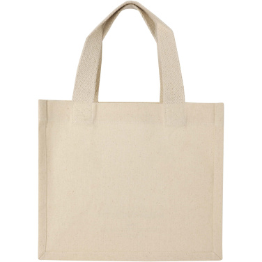 Logotrade advertising product image of: Odessa 220 g/m² GRS recycled cotton mini gusset tote bag 9L