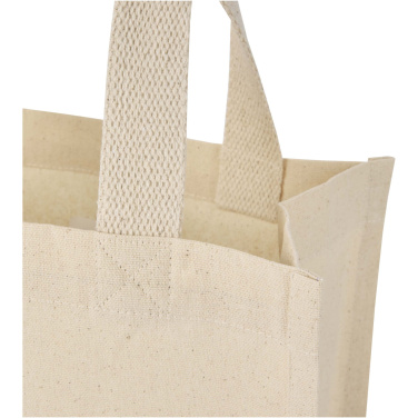 Logo trade promotional gifts picture of: Odessa 220 g/m² GRS recycled cotton mini gusset tote bag 9L