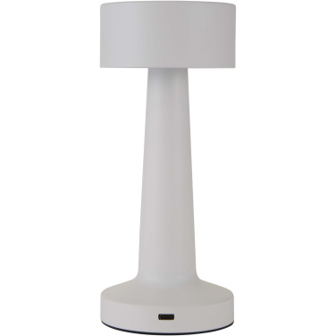Logo trade promotional products image of: Aludra rechargeable dimmable table lamp with 3 light modes
