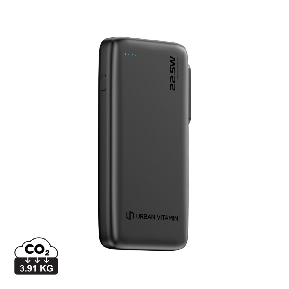 Logo trade advertising product photo of: Urban Vitamin Emeryville 20W 10.000mAh Powerbank