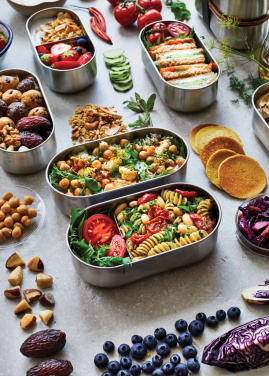 Logo trade advertising product photo of: Black+Blum Stainless Steel Double Bento Box